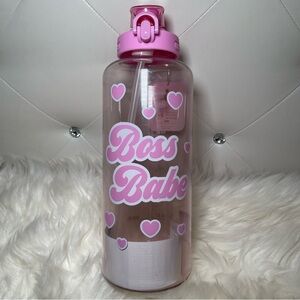 Paris Hilton boss babe water bottle